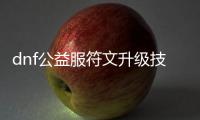 dnf公益服符文升级技巧与建议